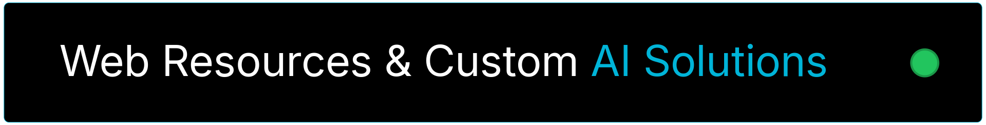 Web Resources & Custom AI Solutions